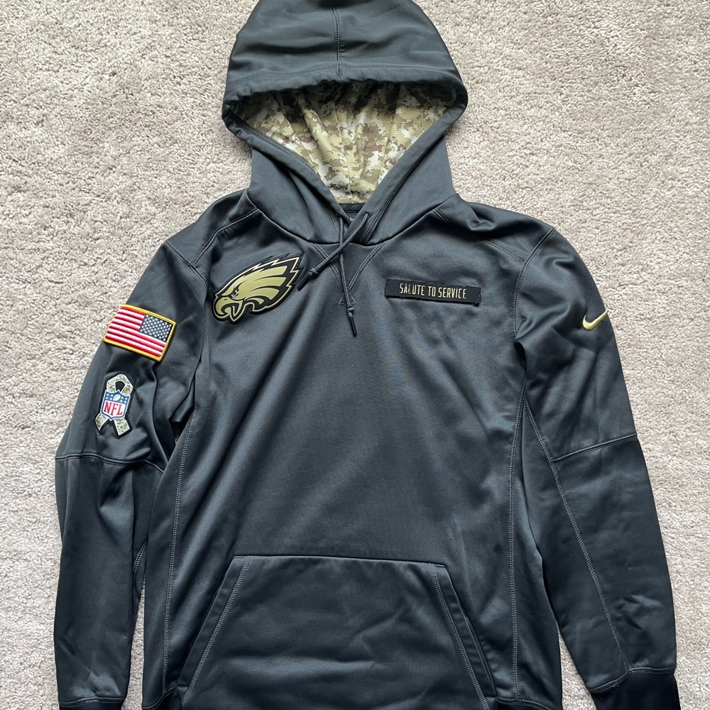 Nike Men’s Philadelphia Eagles Salute to Service Sweatshirt Hoodie